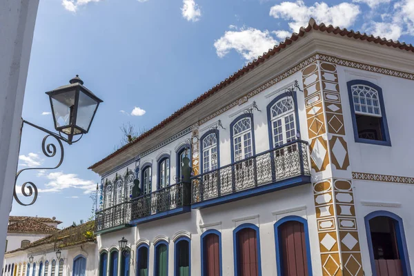 Edificios Coloniales Histórica Ciudad Paraty Región Costa Verde Sur Río —  Fotos de Stock