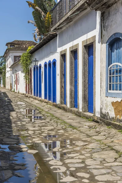 Edificios Coloniales Histórica Ciudad Paraty Región Costa Verde Sur Río —  Fotos de Stock