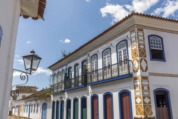 Koloniální Budovy Historickém Městě Paraty Costa Verde Regionu Jižním Rio — Stock fotografie