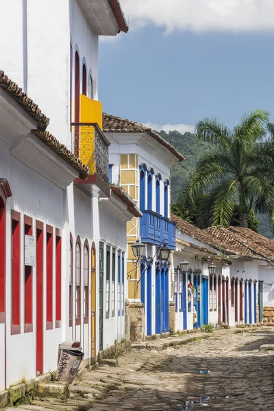 巴西里约热内卢南部帕拉地历史名城的殖民建筑 — 图库照片
