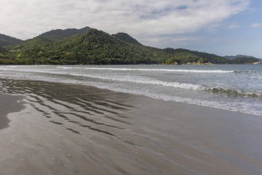 Güzel tropikal plaj ve okyanus manzara Ilha Grande, Costa Verde, Güney Rio de Janeiro, Brezilya için