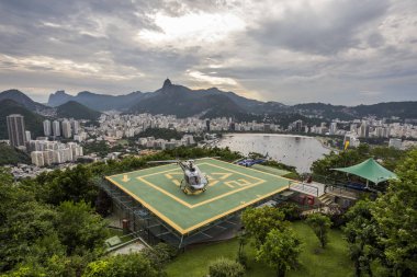 Pao de Acucar (Sugar Loaf Dağı) Rio de Janeiro, Brezilya için üzerinden görüntülemek