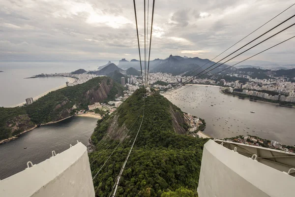 Вид Горы Пао Акукар Сахарная Голова Рио Жанейро Бразилия — стоковое фото