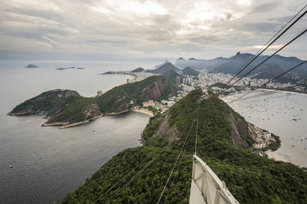 Θέα Από Pao Acucar Στο Όρος Sugar Loaf Ρίο Ντε — Φωτογραφία Αρχείου