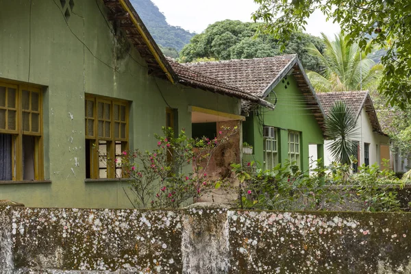 Beautiful Tropical Landscape Houses Vila Dois Rios Small Village Dois — Stock Photo, Image