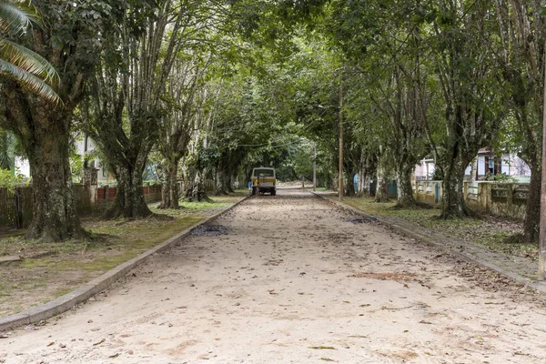 Viejo Camino Tierra Antiguo Pueblo Tropical Vila Dois Ríos Ilha — Foto de Stock