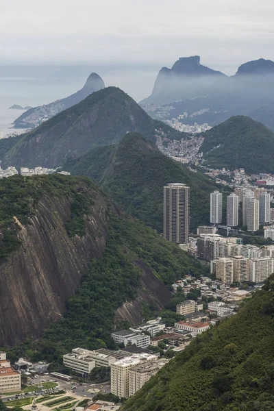 Vista Desde Pao Acucar Montaña Pan Azúcar Río Janeiro Brasil — Foto de Stock