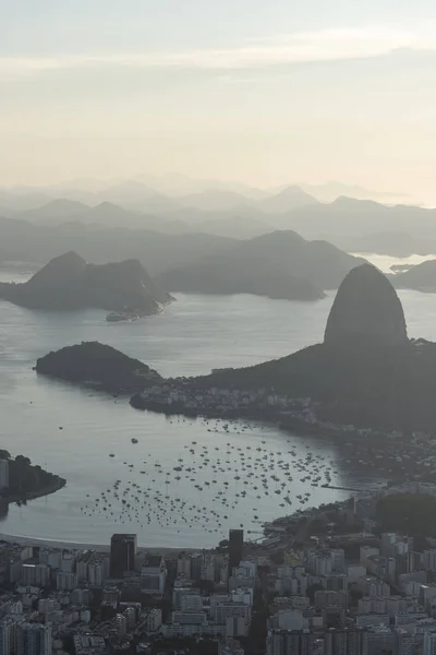 Όμορφο Τοπίο Σκοπό Την Περιοχή Sugar Loaf Στον Κόλπο Πόλη — Φωτογραφία Αρχείου