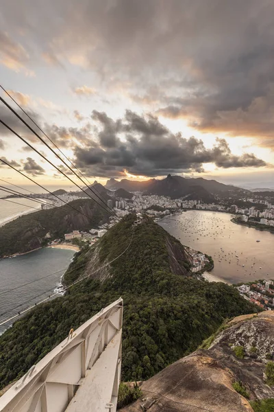 Görünüm şeker Loaf Dağı, Rio de Janeiro, Brezilya