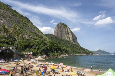 Görünüm şeker Loaf Dağı, Rio de Janeiro, Brezilya