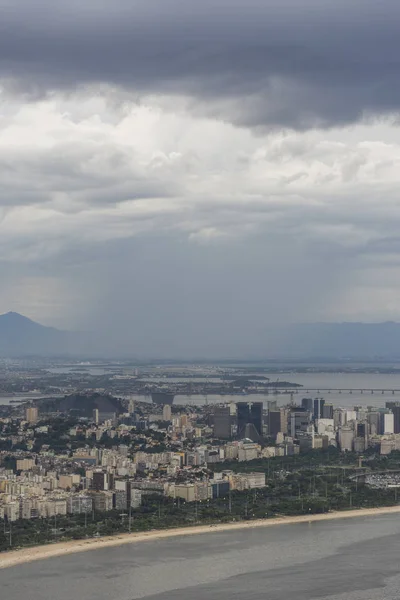 Widok z góry Sugar Loaf, Rio de Janeiro, Brazylia — Zdjęcie stockowe