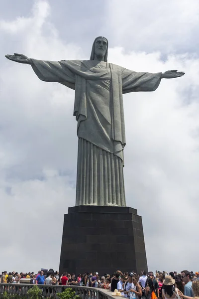 Vista Cristo Redentor Rio Janeiro Brasil — Fotografia de Stock