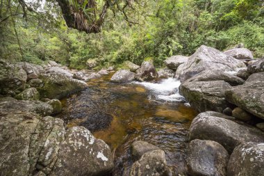 Rio de Janeiro, Brezilya 'da güzel bir şelale.