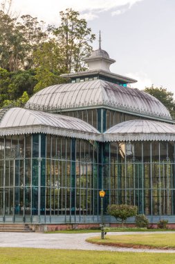Petropolis imparatorluk kentinde Kristal Saray, mounta