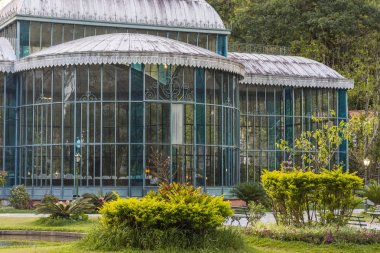 Petropolis imparatorluk kentinde Kristal Saray, mounta
