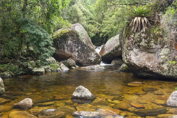 Beautiful waterfall in Serra dos Órgãos, Rio de Janeiro, Brazi