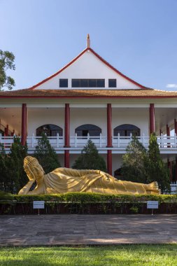 Budist tapınağı Chen Tien üzerinde büyük buda heykeli, Foz do Iguaçu, 