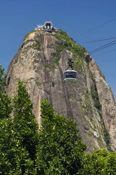 Belle vue de la montagne de pain de sucre à Rio de Janeiro, Brazi — Photo