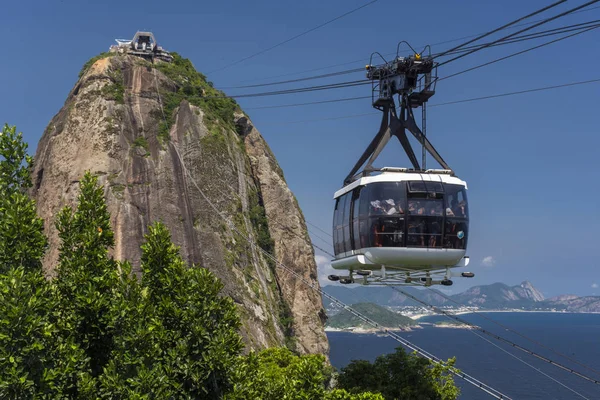 Vacker utsikt från Sugar Loaf Mountain i Rio de Janeiro, Brazi — Stockfoto