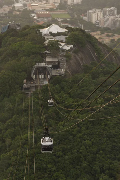 Hermoso paisaje visto desde Sugar Loaf Mountain en Rio de Jane — Foto de Stock