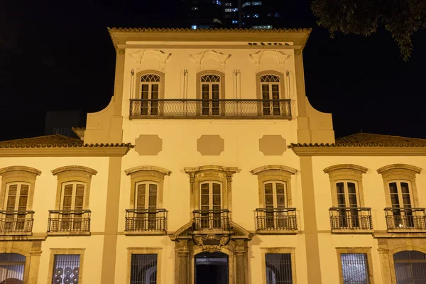 Facade of Paço Imperial in Praça XV, historical building in do — Stock Photo, Image