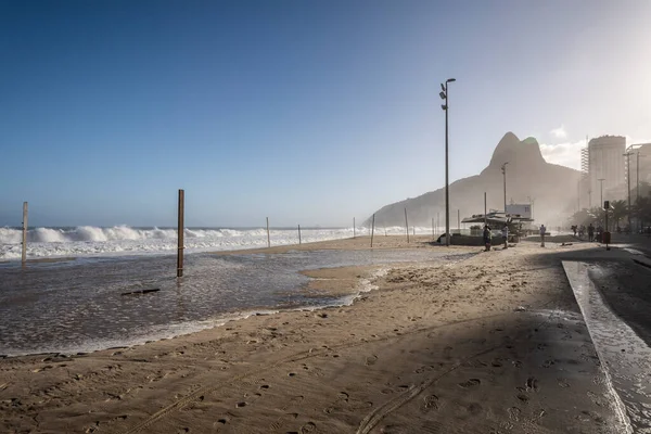 Krásný Výhled Vrchol Hory Ipanema Beach Rio Janeiro Brazílie — Stock fotografie