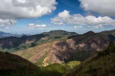 Brezilya Rio de Janeiro yakınlarındaki yeşil yağmur ormanlarının güzel manzarası