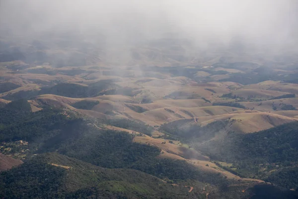 Bela Vista Das Montanhas Verdes Floresta Tropical Perto Rio Janeiro — Fotografia de Stock