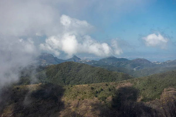 Krásný Výhled Zelené Deštné Pralesy Blízkosti Rio Janeiro Brazílie — Stock fotografie