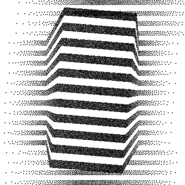 Vector Dotwork Hintergrund im Retro-Stil. Abstrakte punktierte Stippgravur-Textur — Stockvektor