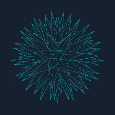 Soyut 3d aydınlatmalı kafes küre bozuk. Neon işareti. Fütüristik teknoloji Hud öğesi. Zarif yok. Büyük veri görselleştirme .