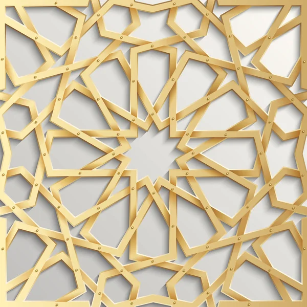 Islamische nahtlose Muster mit Sternen. Hintergrund — Stockfoto