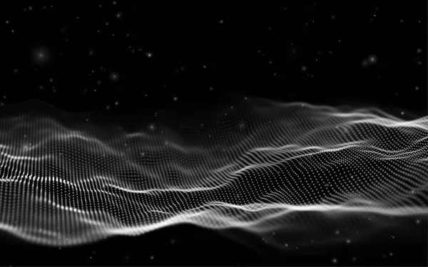 Музичний абстрактний фон синій. Еквалайзер для музики, показ звукових хвиль з музичними хвилями, векторна концепція музичного фону. Eps10 Векторні ілюстрації . — стоковий вектор