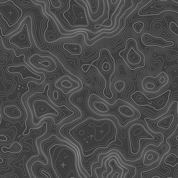 Seamless topographic map contour background. Topo map with elevation. Contour map vector. Geographic World Topography seamless texture vector illustration .