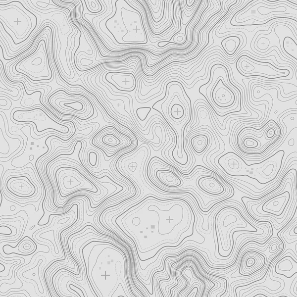 Patrón sin costuras. Fondo de mapa topográfico con espacio para copiar Textura sin costuras. Línea topografía mapa contorno fondo, cuadrícula geográfica. Sendero de montaña sobre terreno  . — Vector de stock