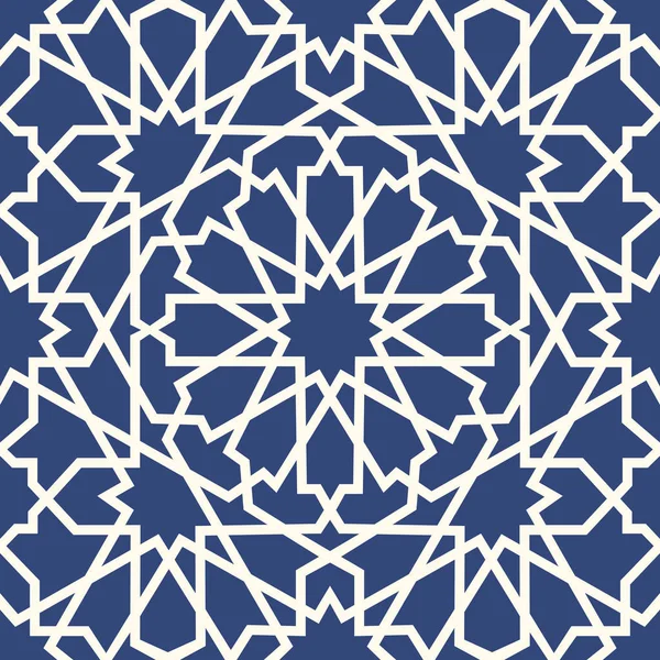 Modello geometrico arabico senza cuciture. Astratto sfondo vettore islamico . — Vettoriale Stock