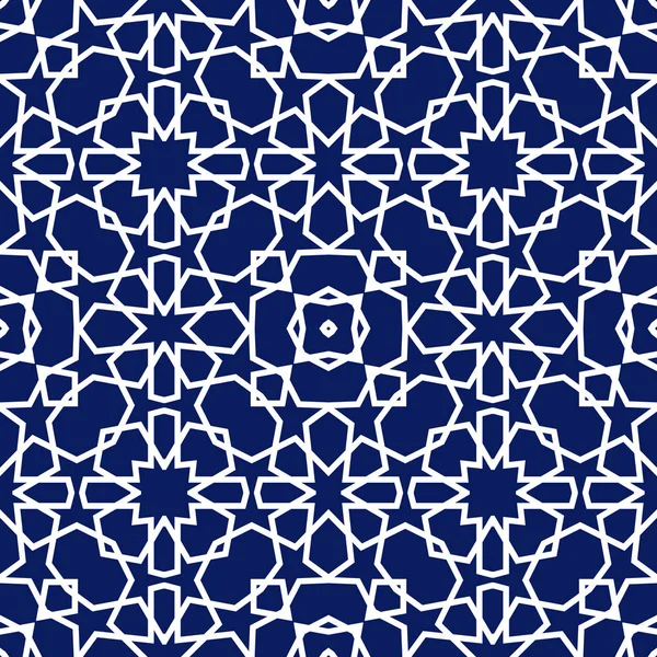 Geometric arabic seamless pattern. Abstract islamic vector background. — Stock Vector