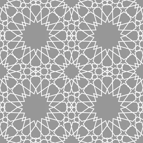 기하학적 아랍어 완벽 한 패턴입니다. 추상 이슬람 벡터 배경. — 스톡 벡터
