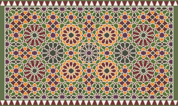 Modèle sans couture arabique géométrique. Fond vecteur islamique abstrait . — Image vectorielle