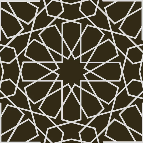 无缝隙的伊斯兰图案3D 。传统的阿拉伯设计元素. — 图库矢量图片
