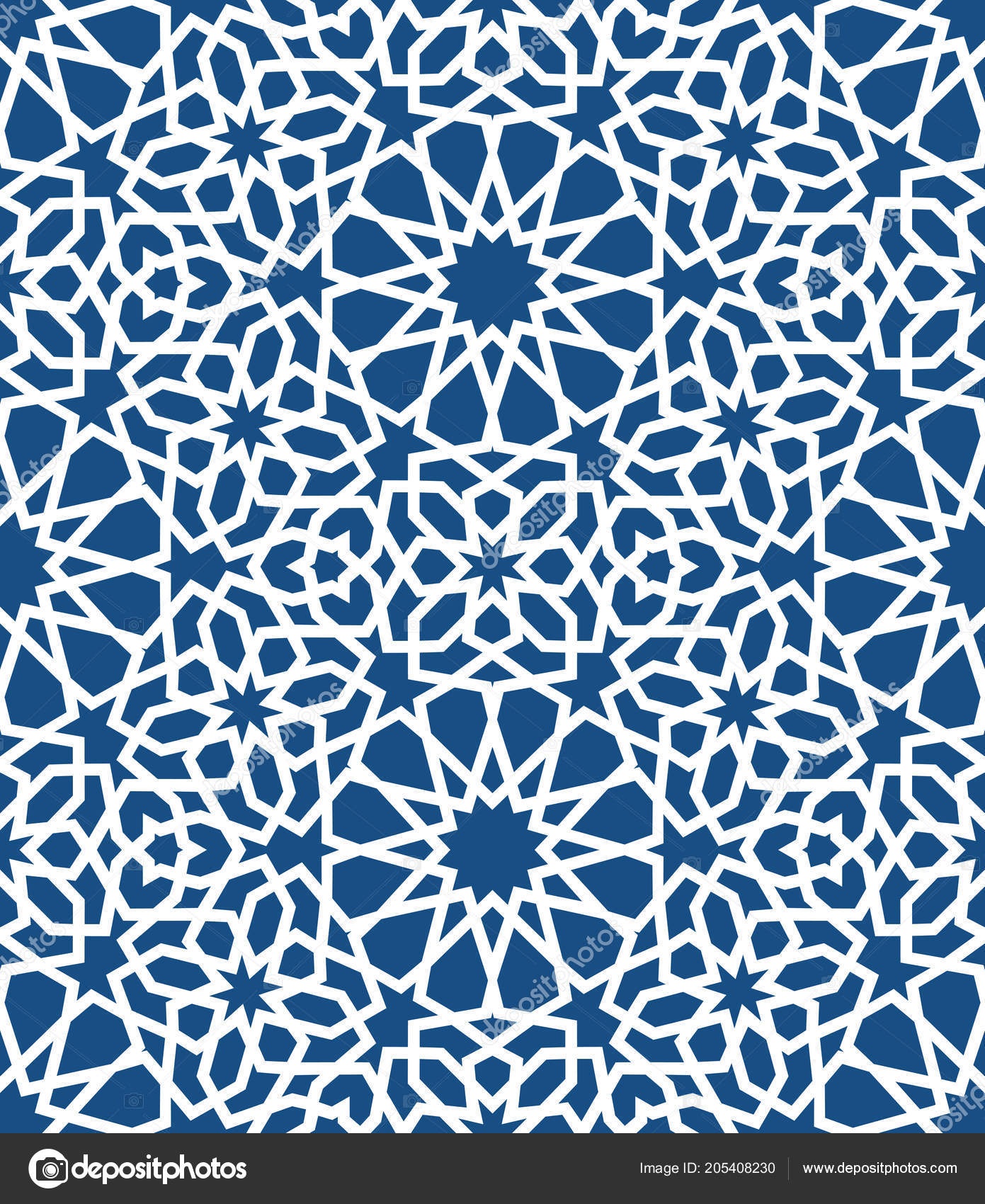 Blue Islamic Pattern Seamless Arabic Geometric Pattern East Ornament Indian Ornament Persian Motif 3d Endless Texture Can Be Used For Wallpaper Pattern Fills Web Page Background Stock Vector Image By C