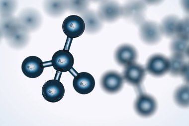 Soyut arkaplan. X kromozomlu DNA molekülü