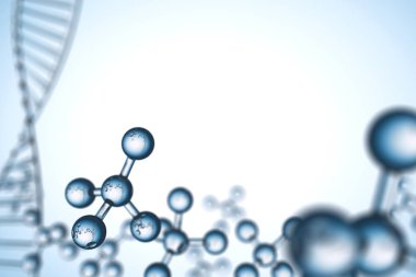 Soyut arkaplan. X kromozomlu DNA molekülü