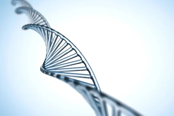 Abstrakter Hintergrund. DNA-Molekül mit X-Chromosomen — Stockfoto