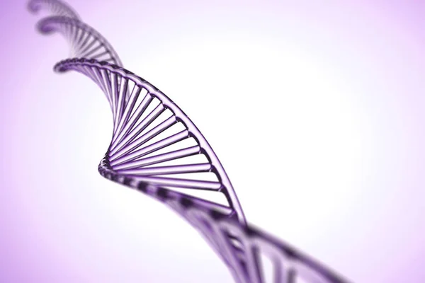 철저 한 배경. X 염색체를 가진 DNA 분자 — 스톡 사진