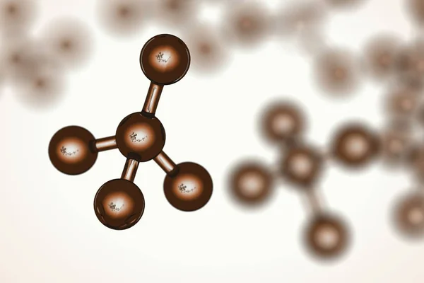 Sfondo astratto. Molecola di DNA con cromosomi X — Foto Stock