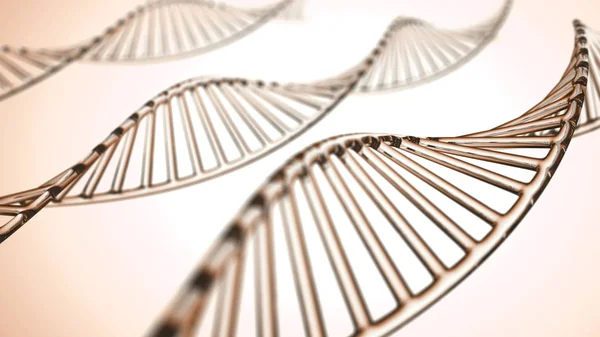 Fondo abstracto. Molécula de ADN con cromosomas X — Foto de Stock