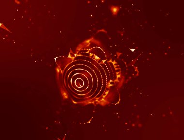 3D kılavuz arka plan. AI Teknoloji Tel ağ fütüristik tel kafes. Yapay zeka. Siber Güvenlik arka plan illüstrasyon