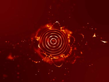 3D kılavuz arka plan. AI Teknoloji Tel ağ fütüristik tel kafes. Yapay zeka. Siber Güvenlik arka plan illüstrasyon