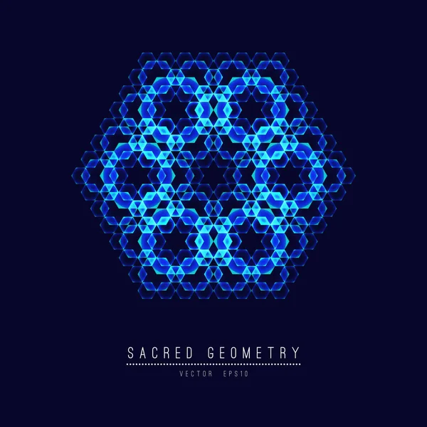 Sacred geometry line element flower of life. иллюстрация  . — стоковое фото